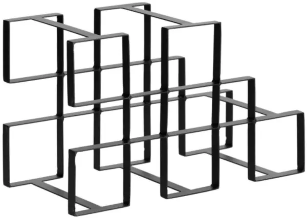 LAFORMA Edur vinreol - svart jern