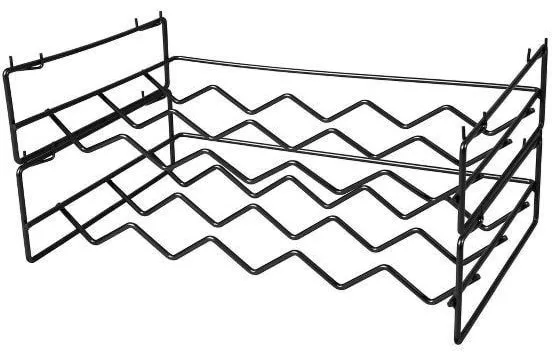 Bastian Vinstativ Bacchus 2 stk. Svart lakkert metall